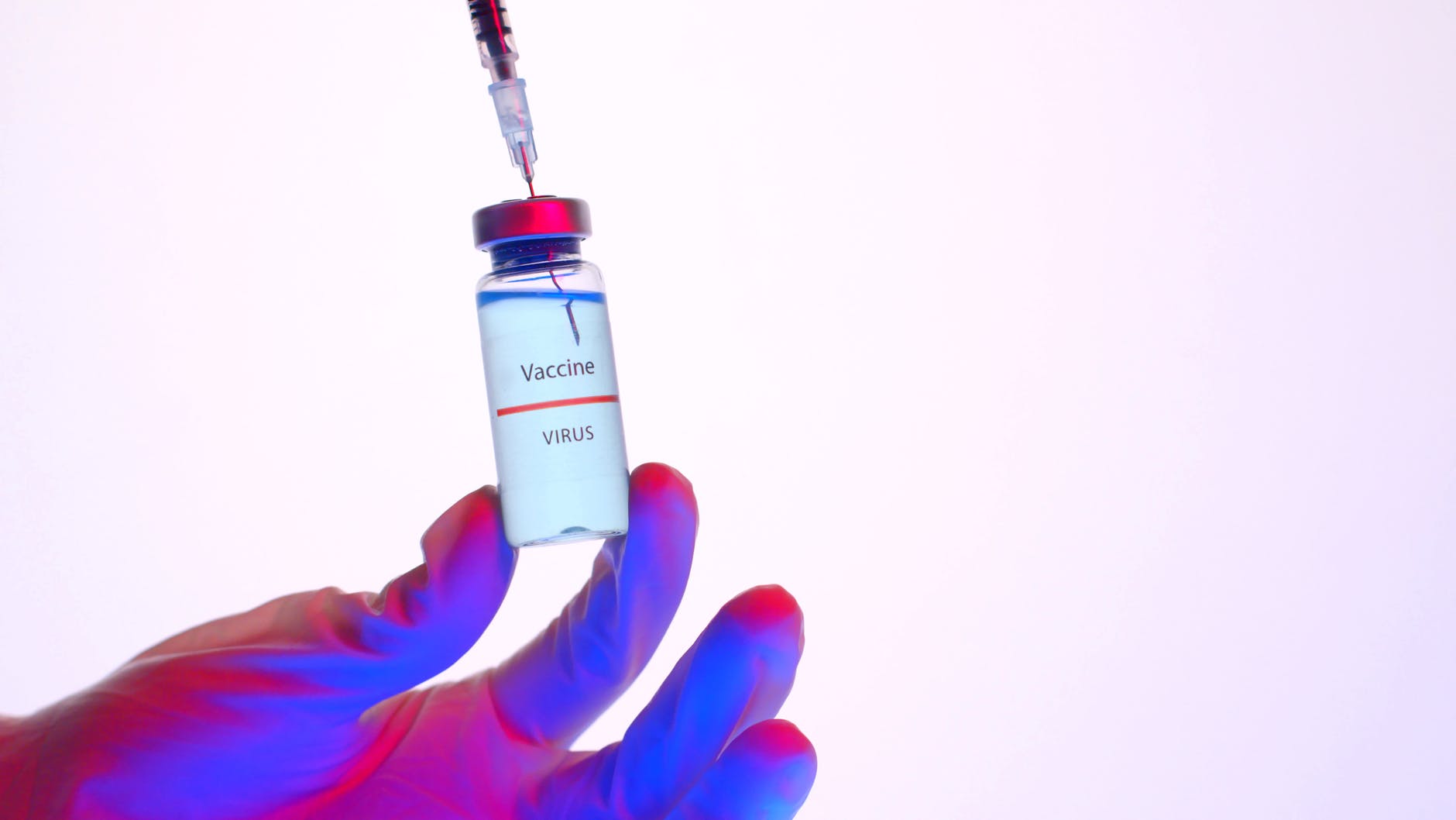 close up view of a vaccine vial
